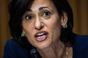 Rochelle Walensky, Director of the U.S. Centers for Disease Control and Prevention, testifies during a Senate Health, Education, Labor and Pensions hearing, Washington, U.S., May 11, 2021. (AFP Photo)