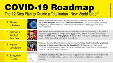 NWO Archive on Twitter: "COVID-19 ROADMAP The twelve step plan to create a  totalitarian "NEW WORLD ORDER" 1-4… "