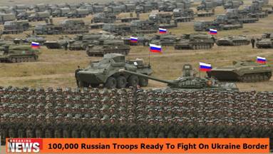 US Panic: 100,000 Russian Troops ready to fight on Ukraine Border - YouTube