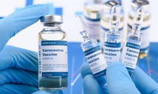 Coronavirus vaccine (illustrative)